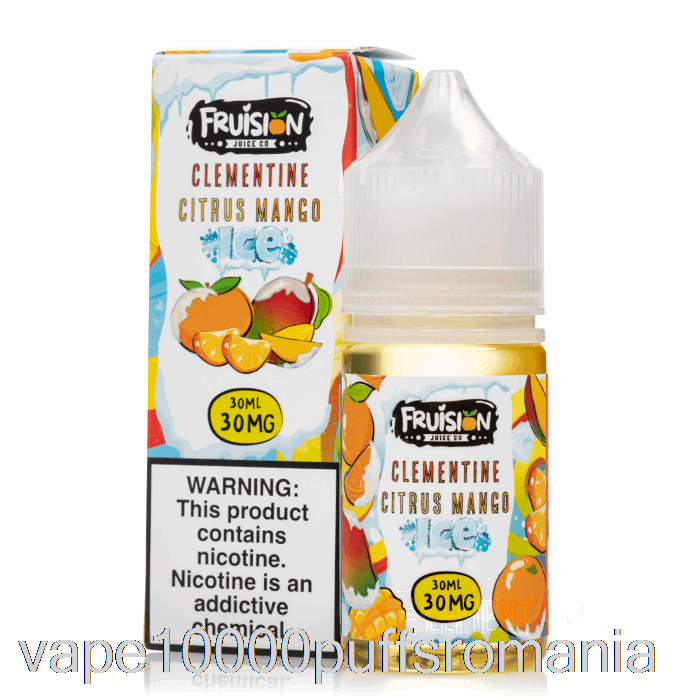 Vape Romania Iced Clementine Citrus Mango - Saruri De Fructe - 30ml 30mg